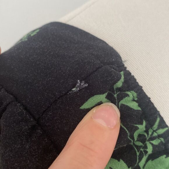 Urban Outfitters Cassia Black Floral Puff Sleeve Mini Dress Size Small - Picture 15 of 16